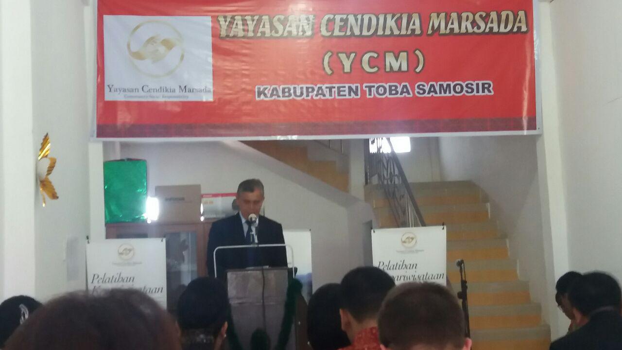 Launching Kantor Yayasan Cendikia Marsada Tobasa Di Porsea